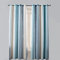 Lsimeru Blau Vorhang Farbverlauf Blickdicht Doppellagig mit Höhlen Sterne Verdunkelungsvorhang Gardinen Regenbogen Babyzimmer Kinderzimmer Mädchen Junge Ösenschal Dekoschal 1 Stücke,132x240