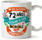 MUGFFINS Tazas 72 Cumpleaños - En Español - Me ha llevado 72 años llegar a ser increíble - 11 oz - Regalo original y divertido