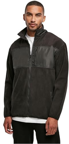 Urban Classics Herren Patched Micro Fleece Jacket