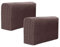 SEWACC 2st Sofabezug Zweisitzer-Couch Armlehnenabdeckung Weihrauchbrenner-Set Aus Asche Couch-armbezüge Sofaschutz Universeller Stretch-Sofa-armlehnenbezug Grau Ärmel Bürostuhl Kind Asien
