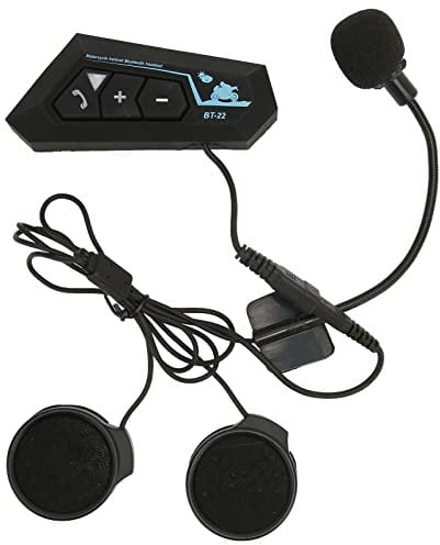 Elprico Motorradhelm-Headset, Bluetooth 5.0 Multifunktionales Rauschunterdrückungs-Intercom-Headset Zum Radfahren für