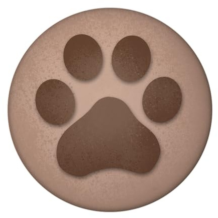 Hundepfote Magnet rund für Haustierbesitzer Magnet rund für den Kühlschrank von Hundebesitzern zum Befestigen von Fotos Postkarten oder Haushaltsplan