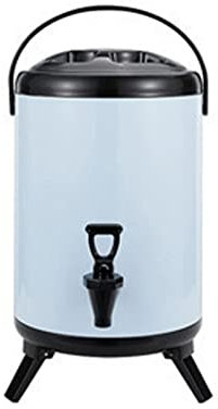 Distributeur De Boissons Isotherme De 8 litres,Distributeur De Boissons, Seau De Distributeur De Boissons Chaudes Et Froides Isotherme, Distributeur De Boissons en Acier Inoxydable(8L-Bleu)