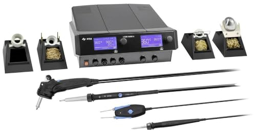ERSA i-CON VARIO 4 MK2 ESD Mehrkanal Löt- und Entlötstation 500 Watt mit i-TOOL AIR S + i-TOOL MK2 + CHIP TOOL VARIO + X-TOOL VARIO 0ICV4005AICXV