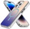 AUROX Magnetic Case for iPhone 14 Pro Case, Compatible with MagSafe, Shockproof Military-Grade Protection Phone Case, Iridescent Translucent Matte Slim Protective Phone Cover, Gradient Blue