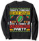 Beach Rugby Christmas Party Beach Rugby Player Xmas Sweatshirt