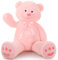 MorisMos Orso Peluche Gigante Rosa 150cm, Kawaii Orsetto di Peluche Grande Morbido, XXL Orsacchiotto Giganti con Fiocco Carino Regalo San Valentino per Bambini Fidanzata Donna Compleanno