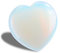 CrystalTears Opal Herzstein 60mm Groß Kristalle Heilsteine Herzform Handschmeichler Reiki Healing Edelstein Amullet spirituelle Geschenke für frauen