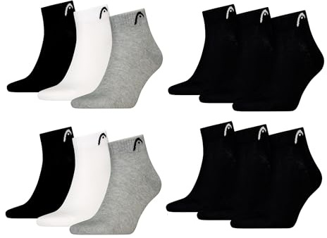 HEAD Herren Quarter Socken All Sport im 12er Pack