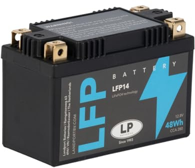 Batteria al Litio Accossato con tecnologia LiFePO4 per YAMAHA YZF-R6 (RJ15) (2007-2009) (CC 599)