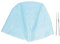 TOVINANNA 1 Satz Highlighter-kappe Für Haarfarbe Perückenkappe Motorhaube Haarnetz Haaraufheller Haarwasser Alufolie Haar-highlighter-set Frauen Mütze Haarbleichkappe Flechten Blue Kieselgel