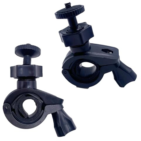 ThtRht Fahrradkamera-Halterung mit 6,35 mm (1/4 Zoll) Schraube, Lenker, Super-Klemme, Action-Kamera-Halterung für Insta360, GoPro, Akaso, DJI, Handy, DSLR, Blitzlicht, GPS-Monitor, Bildschirm