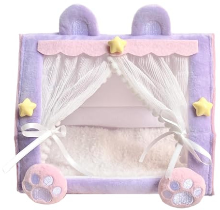 keloppasit Puppenbett Für Babypuppen,Niedliches Als Miniatur Haus,Bett Für Babypuppen - Für Mädchen Kleinkinder Und Kinder Für Spiel Und Rollenspiel In Kinderzimmer Zuhause Wohnzimmer