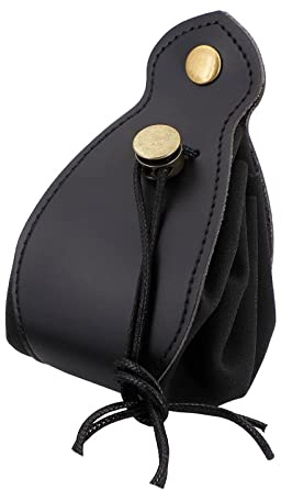 SkyPOOU Große Kapazität Würfeltasche mit Kordelzug, DND-Aufbewahrung für RPG-MTG-Tischspiele, tragbare Lederwürfel, DND-Würfelbeutel aus Leder