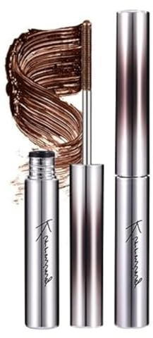 IronEye | Natürliche, Verlängernde Und Pflegende Mascara Facelovefür Definitionierte Wimpern| Einfach Entfernbar mit Sanfter Bürste (Braun)