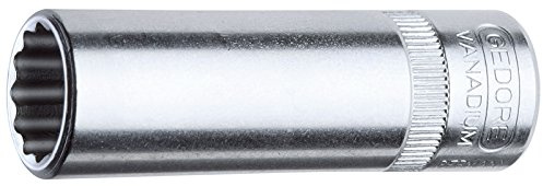GEDORE Steckschlüsseleinsatz 1/4 Zoll lang UD-Profil 5/16 Zoll, 1 Stück, D 20 L 5/16AF