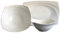 CreaTable, 13164, Serie Celebration weiss, 3-teiliges Geschirrset, Servier Set aus Porzellan, spülmaschinen- und mikrowellengeeignet, Made in Europe