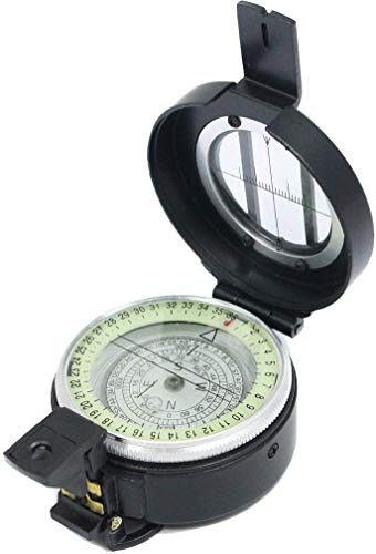 Mil-Tec Kompass-15791000 Schwarz 90 x 62 x 38 mm