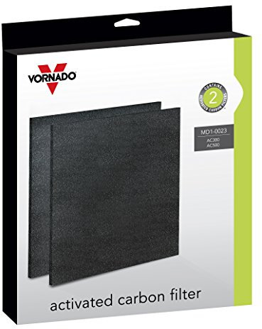 Vornado MD1-0023 Replacement Carbon Filters (2-Pack),Black