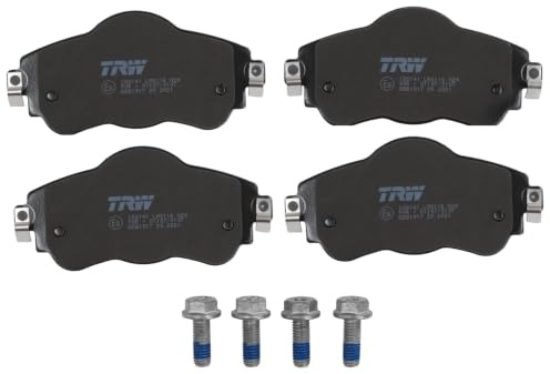 TRW GDB1917 Brake Pad Set of 4 Compatible for Citroen C4 II (NC_) 2009 - Front Axle and Other Vehicles
