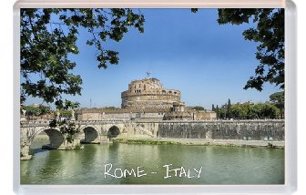Rome - Italy - Jumbo Fridge Magnet