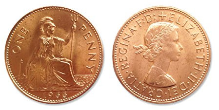 Coins for Collectors - 1966 World Cup Winners One Penny / 1p uncirculated Coin
