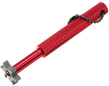 MamimamiH New Replacement Grooves Golf Club Iron Wedge Groove Sharpener Cleaner with 6 Heads For Wedges and Utility Clubs (Red)