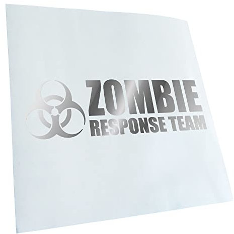 Kiwistar Autoaufkleber - Zombie Response Team Aufkleber für Auto, Laptop, Fahrrad, LKW, Motorrad mehrfarbig JDM Decal Racing