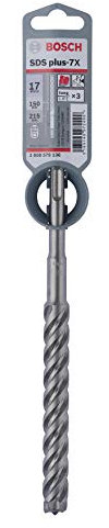Bosch Professional Hammerbohrer SDS plus-7X (für Beton und Mauerwerk, 17 x 150 x 215 mm, Zubehör Bohrhammer)