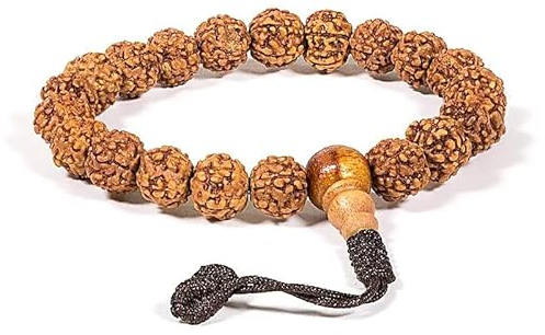 Panotophia Mala/Armband Rudraksha 21 Perlen - 0.8 cm