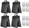 Explore Land Sandbags for Photography, Heavy Duty Empty Saddle Weight Bags Universal Filled with Water & San