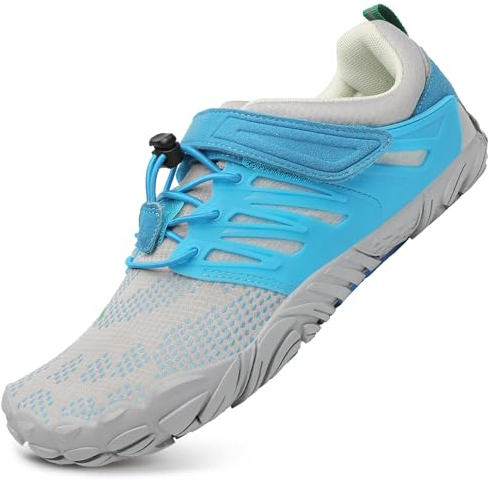 SAGUARO Barfußschuhe Damen Fitnessschuhe Herren Barfussschuhe Schnell Trocknend Traillaufschuhe rutschfest Unisex Aquaschuhe Atmungsaktiv Leicht Sommer Outdoor Wasserschuhe Türkis 41 EU