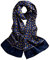 UK_Stone Halstuch Herren 100% Seide Schal Vintage Pattern Seidenschal Herrenschal, (Hahnentritt Karo Pattern Dunkelblau)