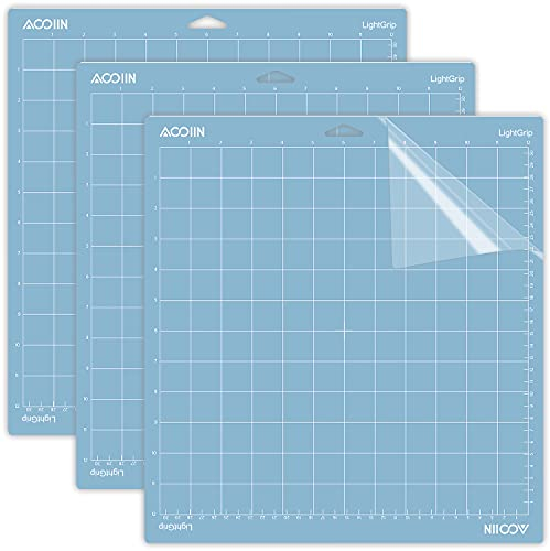 AOOIIN Schneidematte für Cricut Explore One/Air/Air 2/Maker 3 Packungen Schnittmatten Ersatz-Zubehör für Cricut