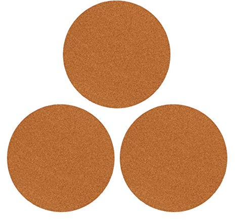 Cabilock 3pièces sous-Verres Liège pour Pots De Fleurs Plaques Écologiques pour Plantes De Et Drainage