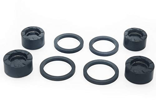 EXNAVI 4 Piston Hydraulic Brake Repair Parts Upgrade kit Ceramic Piston Perfect Substitute for Shimano Brake Caliper 4-Piston M640 M810 M820 M7120 M8020 M8120 M9120
