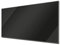 Banjado Glas Magnettafel 120x60cm - Magnetwand und Memoboard für Küche, Büro, Kinderzimmer - Magnetpinnwand inkl. 4 Magnete & Montageset - Tiefschwarz