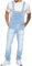 989Zé ENZO Latzhose für Herren, Jeansblau, Arbeitsmode, Latzhose, lässiger Overall, Jeans, Taillengrößen 30–50, Bleichmittel, 38W x 32L