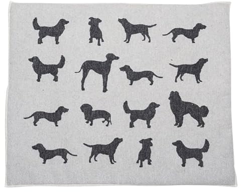 David Fussenegger [W0724] gefütterte Hundematte Silhoutten_klein Filz, 80x70 cm