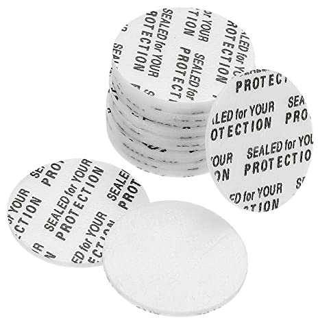 PATIKIL 20mm/0.79 Foam Lid Liner, 100Pack PS Foam Resistant Tamper Pressure Sensitive Seal for Bottle Cap Liners Seals