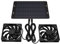 RANRAO 10 W 12 V Solarpanel-betriebener Ventilator, Solarmodul, Mini-Ventilator, Solar-Abluftventilator für Geflügelhaus, Gewächshaus, Kühlung