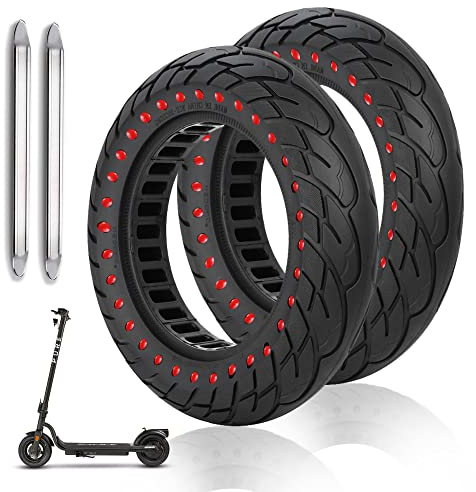 ANSENI 10x2.125 zoll e-scooter reifen für 10-Zoll-Elektroroller,Vollreifen 10 Zoll Ersatzreifen für Vivobike S2 Max,S3 Max