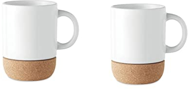 James Premium Keramik Tasse mit Henkel Edition 2023 mit Korkboden 300ml