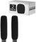Geekria for Creators - Parabrezza in schiuma compatibile con RODE VideoMic, NTG1, NTG2, NTG4, NTG4+, copertura anti-pop per microfono, copertura antivento per microfono, filtro in spugna (nero,