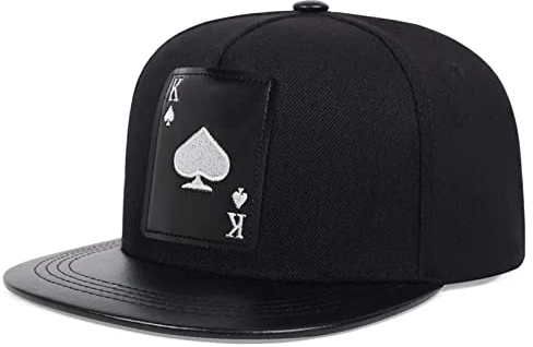 Baseballmütze Hiphop Sonnenhut Mode Hip Hop Baseball Cap Poker Stickerei personalisierte Hut Männer Frauen Baumwolle Hysteresenhüte Outdoor Trucker Caps Sonnenhüte Hut Geburtstagsgeschenke