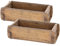 Novaliv 2x Holzkiste Vintage 30 x 15 x 10 cm Alte Ziegelform Holz EIN KAMMER Allzweckkiste aus recyceltem Altholz Jede Form EIN Unikat - Geschenkkiste