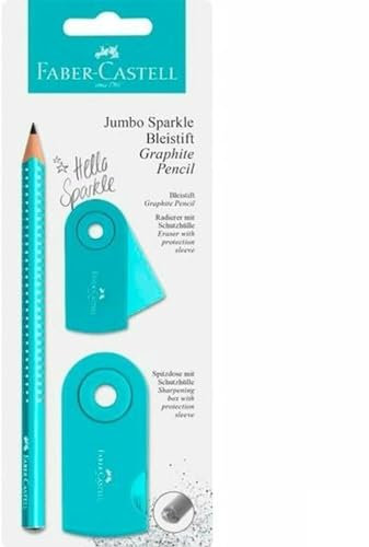 Faber-Castell Türkisfarbenes Bleistift-Set (3 Stück) (20 Stück)