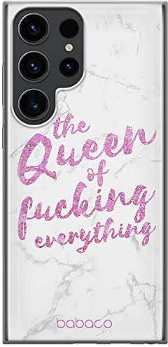 Babaco ERT Group Handyhülle für Samsung S23 Ultra Original und offiziell Lizenziertes Muster Queen 003 optimal an die Form des Handy angepasst, hülle aus TPU