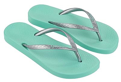 Ipanema Damen Anatomica TAN FEM Flipflop, Green/Silver, 37 EU