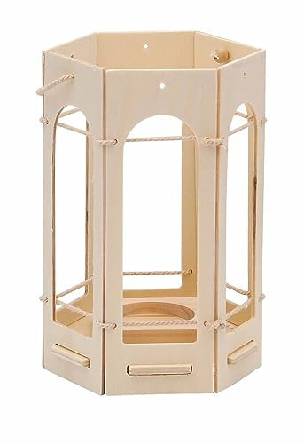 Laterne aus Holz | Martinslaterne für Jungen und Mädchen | einfaches Stecksystem | ohne Kleben | Laterne zum Basteln und Gestalten | Martinsfest